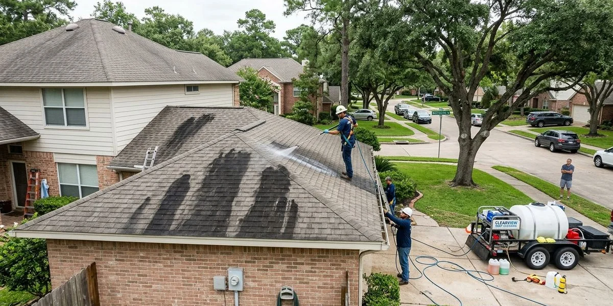 What Are Those Black Streaks on Your Houston Roof?