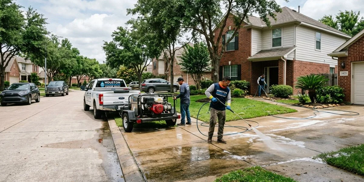How Pressure Washing Increases Your Houston Home's Value